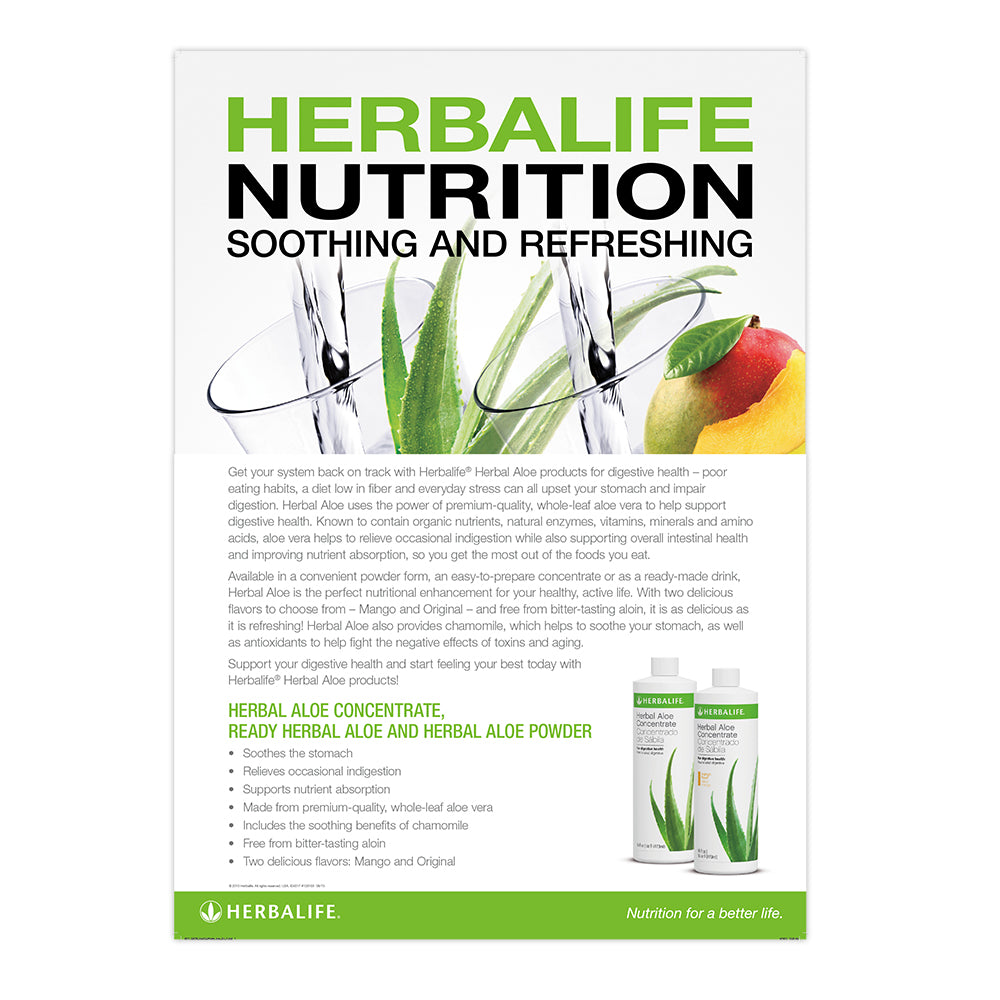 Herbalife Nutrition Soothing And Refreshing Poster  Promo HL