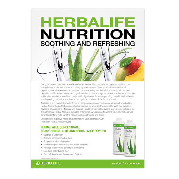 Herbalife Nutrition Soothing And Refreshing Poster