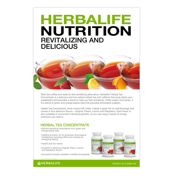 Herbalife Nutrition "Revitalizing And Delicious" Poster